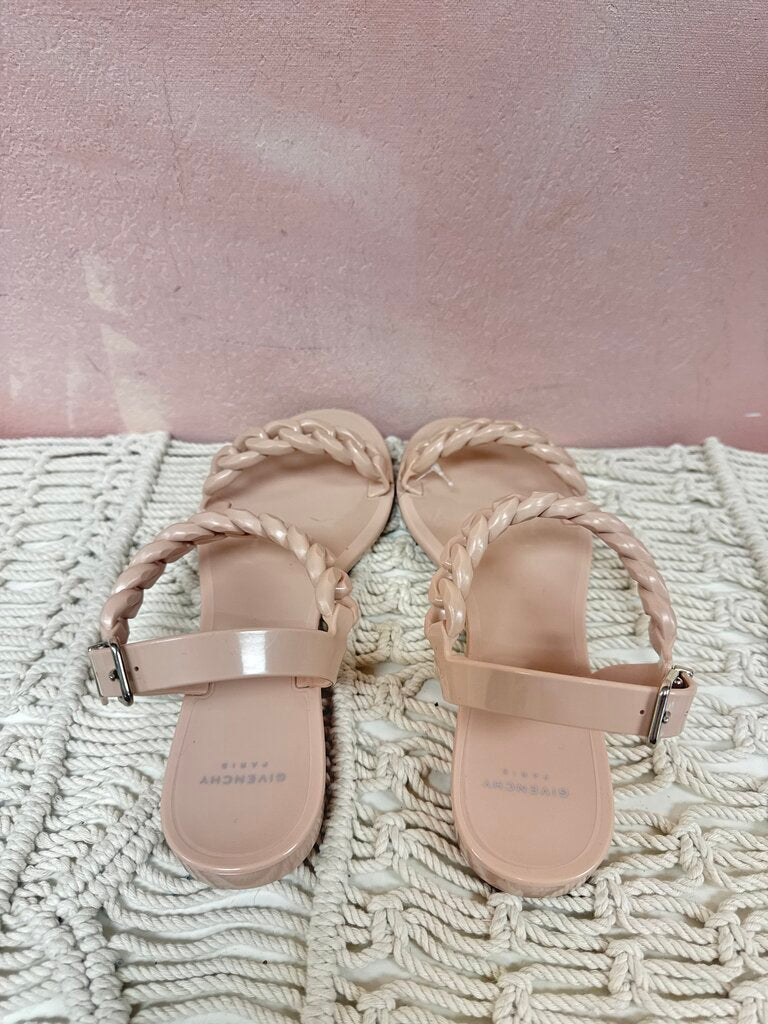 Givenchy Rose Jelly Braided Sandal