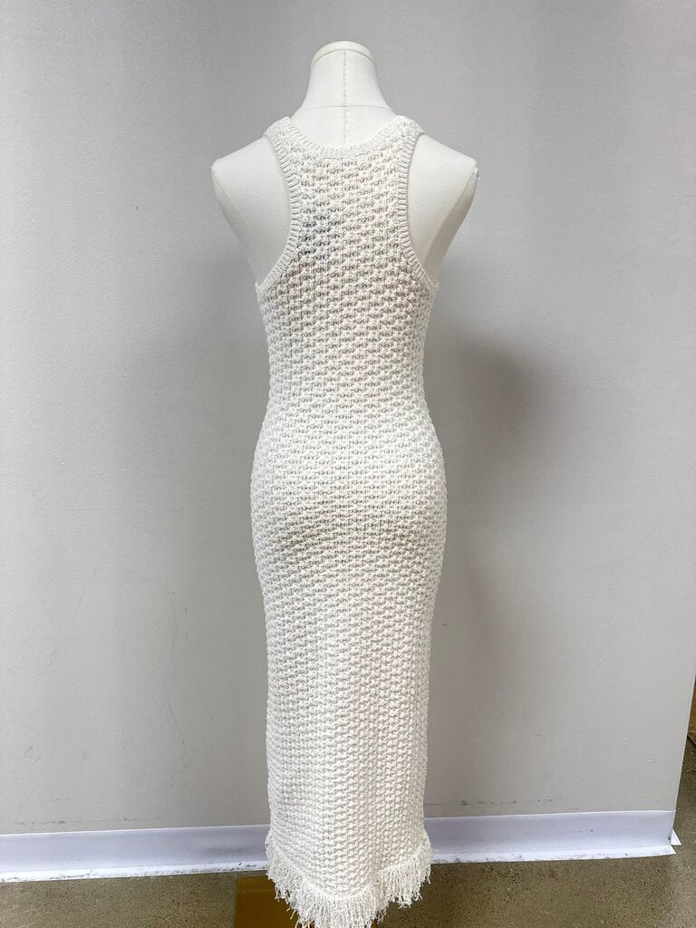 A.L.C. Cream Knit Maxi Tank Dress