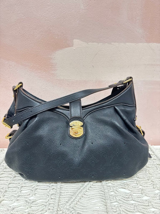 Louis Vuitton Black Mahina Hobo '08