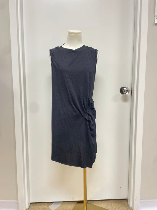 AllSaints Black Marled Tee Dress