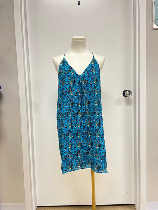 alice + olivia Blue Printed Tank Dress