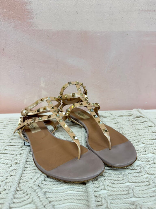 Valentino Nude Rockstud Sandal (As Is)
