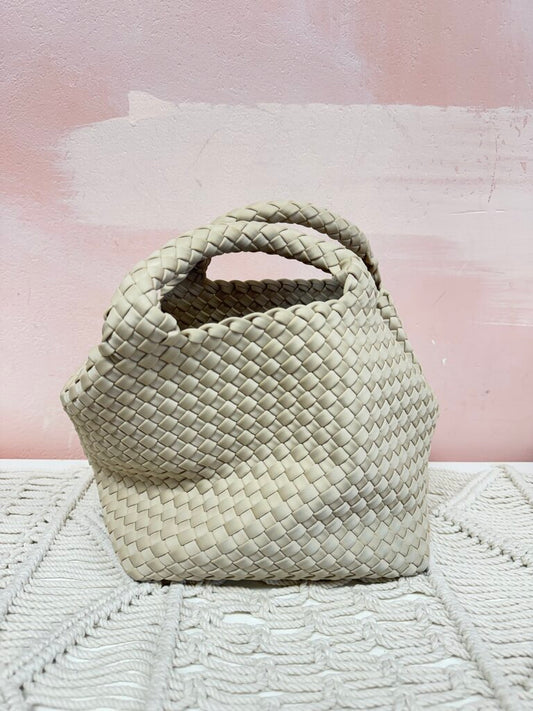 Naghedi Tan Woven Tote