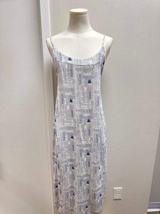 Splendid Blue Printed Tank Sundress