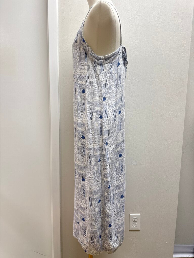 Splendid Blue Printed Tank Sundress