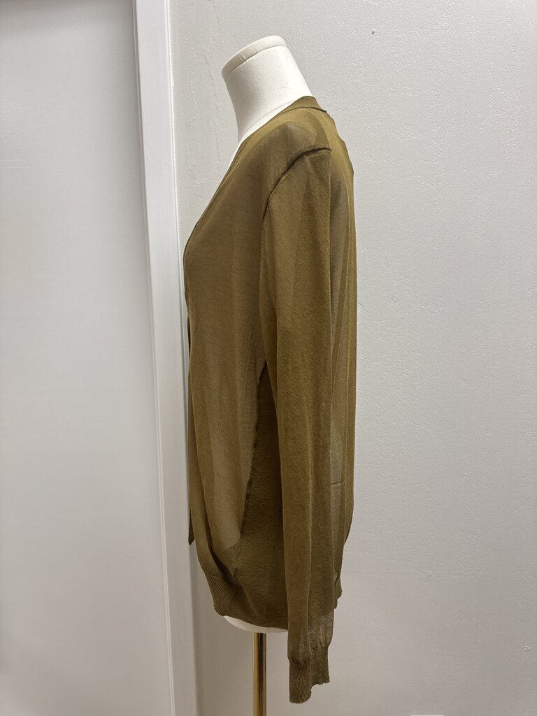 Lafayette 148 Moss Sheer Cardigan