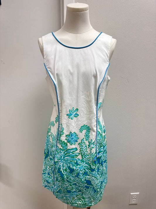 Lilly Pulitzer Blue Green Printed Tank Dress
