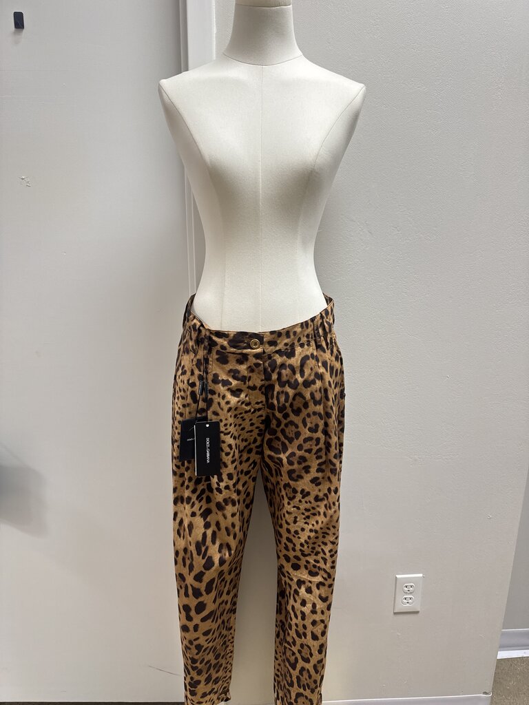 Dolce & Gabbana Animal Print Trouser NWT