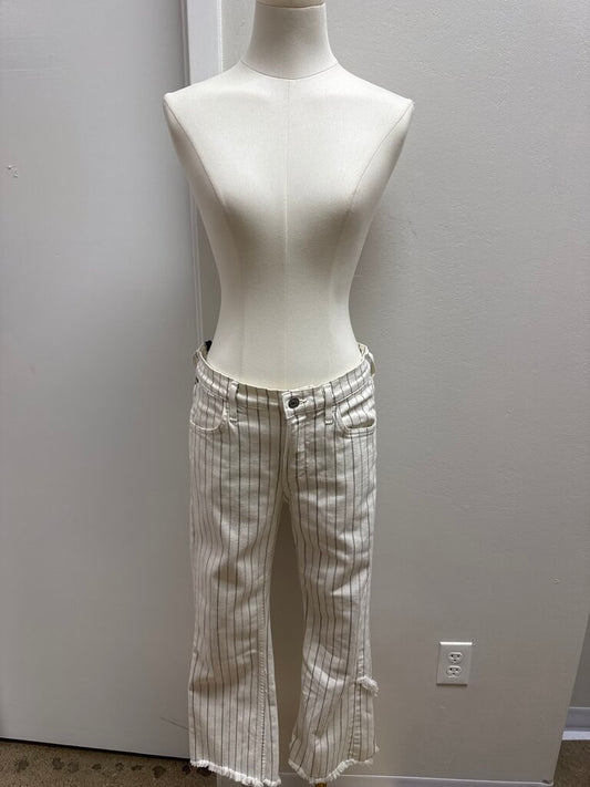 Citizens of Humanity Black and White Striped Jean