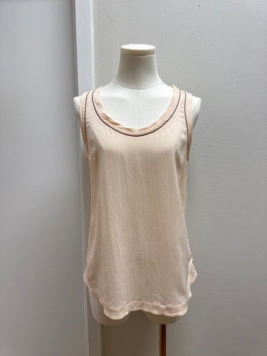 Brunello Cucinelli Peach Tank Top