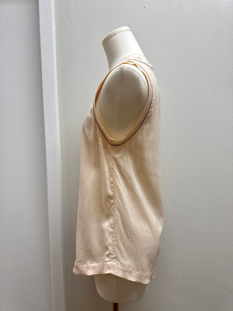 Brunello Cucinelli Peach Tank Top