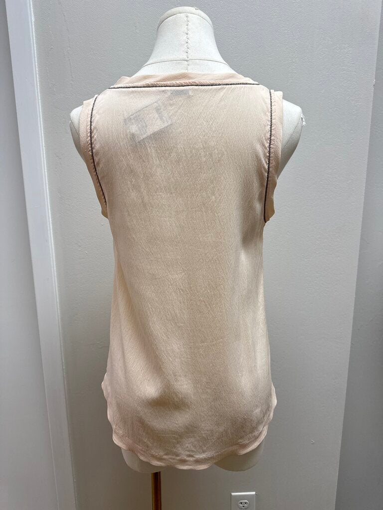 Brunello Cucinelli Peach Tank Top