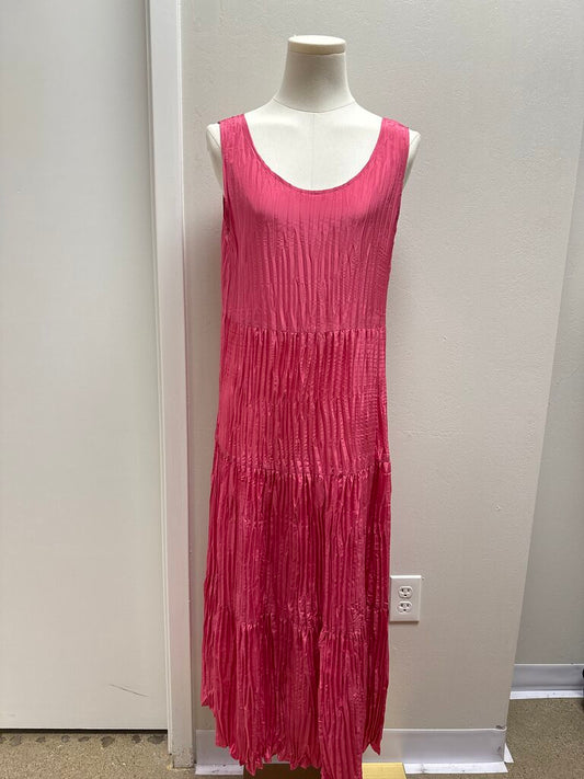 Eileen Fisher Pink Pleated Dress