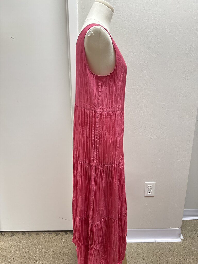 Eileen Fisher Pink Pleated Dress