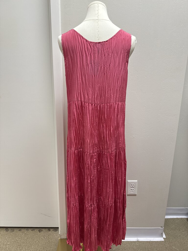 Eileen Fisher Pink Pleated Dress