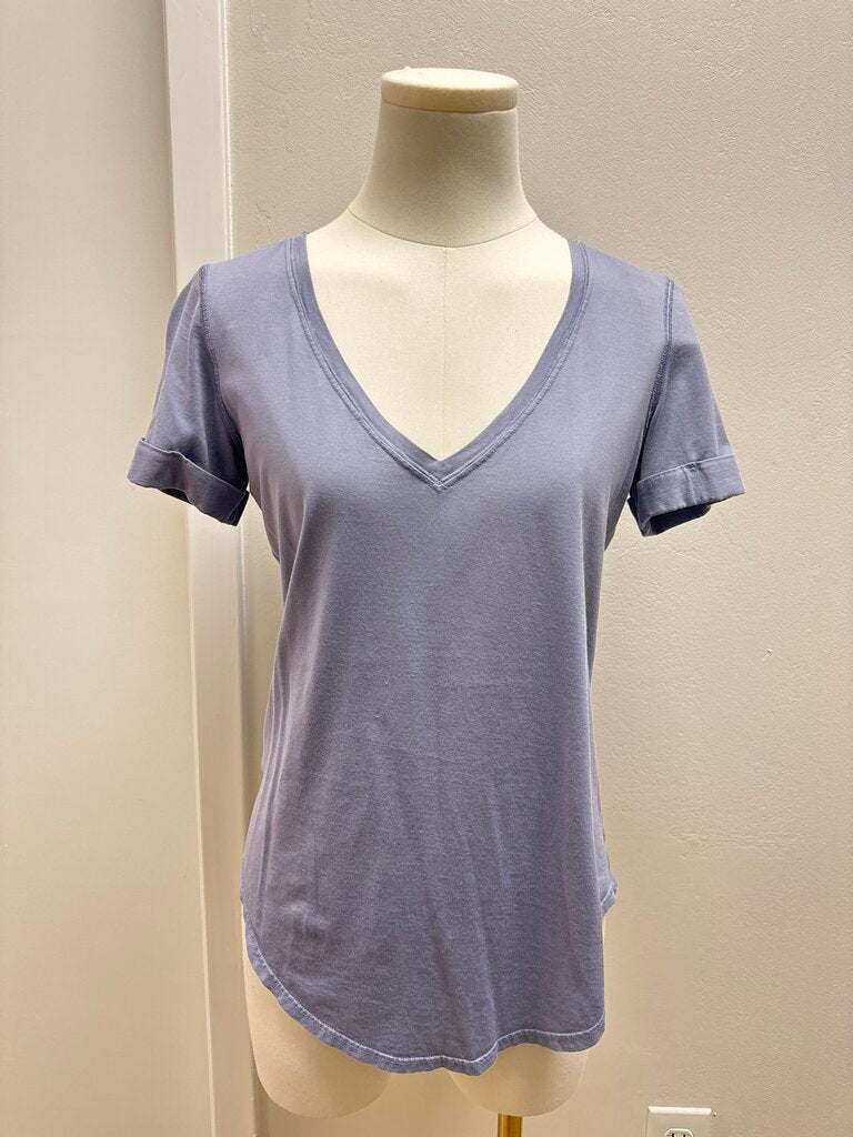 Lululemon Purple V-Neck Tee