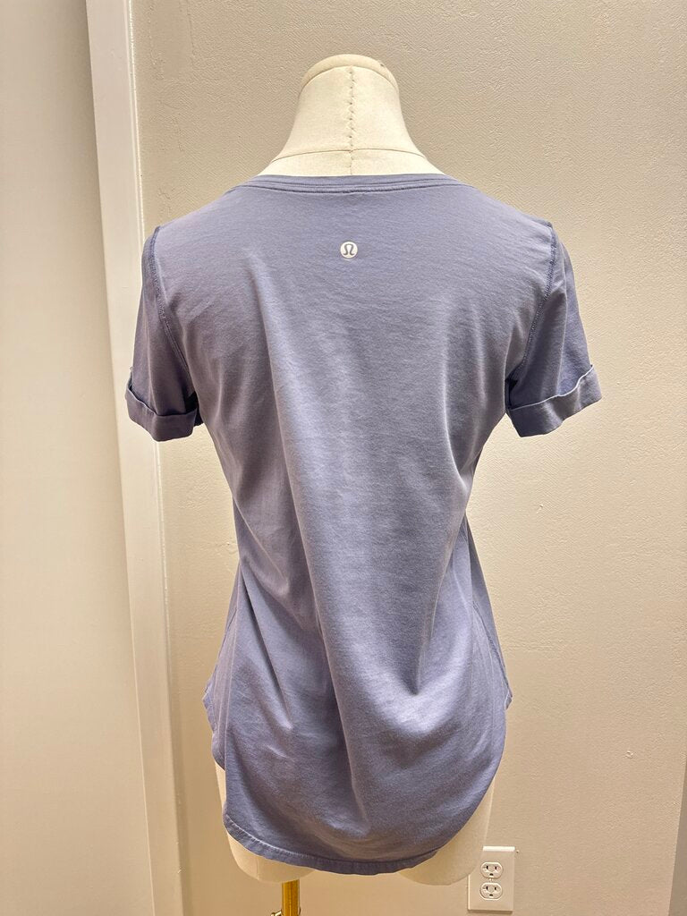 Lululemon Purple V-Neck Tee