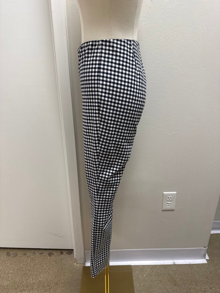 rag & bone Blue and White Gingham Skinny Pant