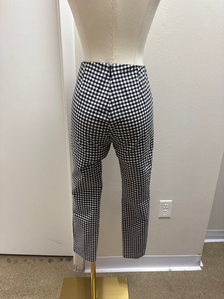 rag & bone Blue and White Gingham Skinny Pant