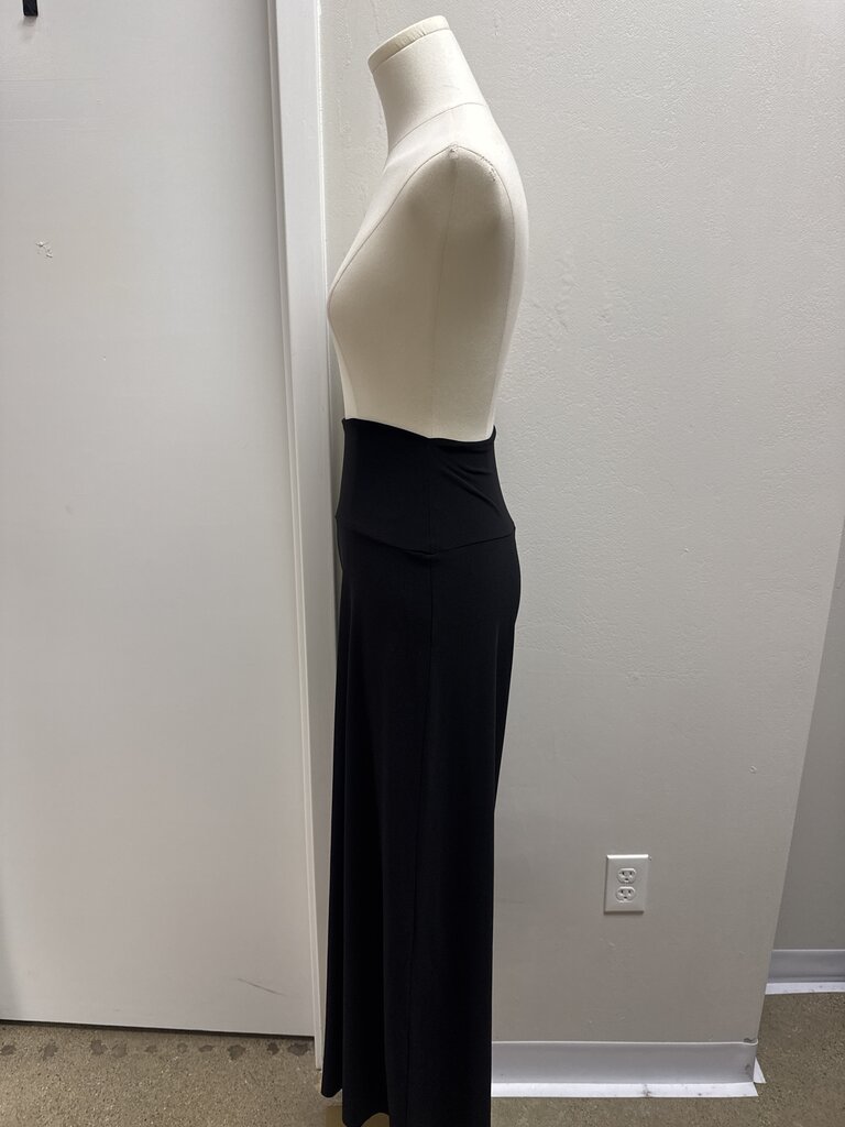Norma Kamali Black Wide Leg Pant