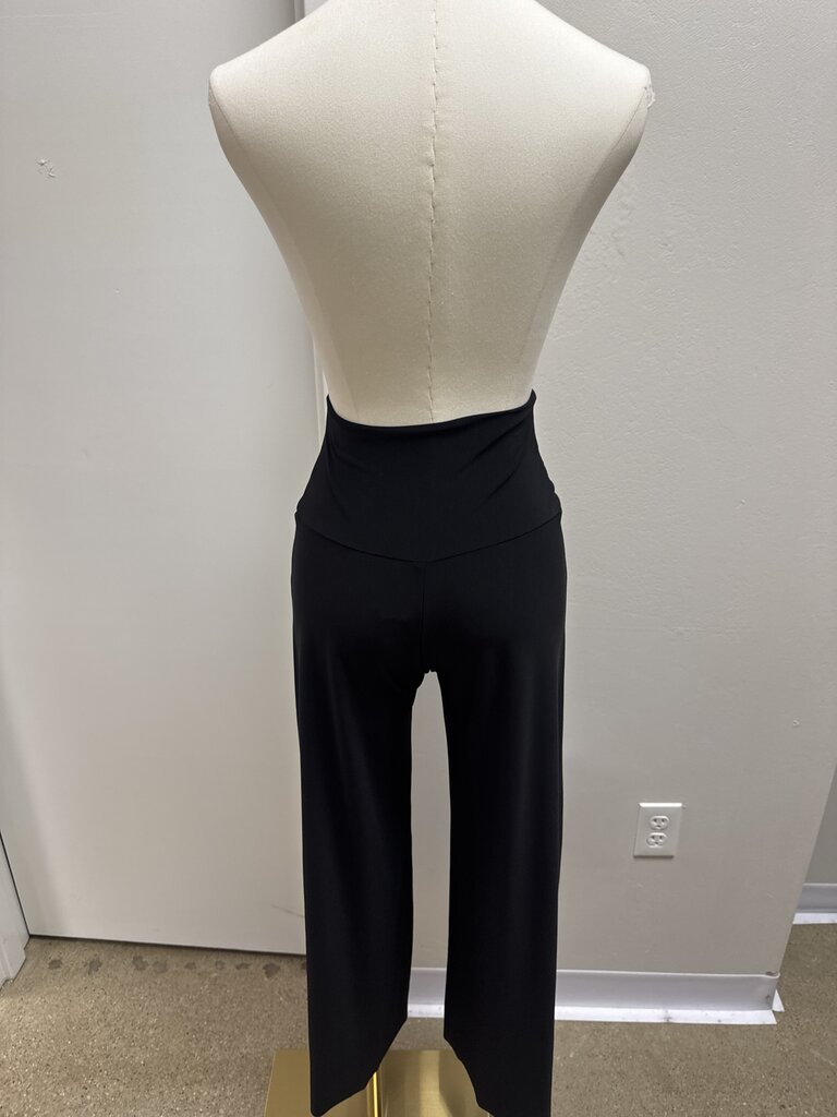 Norma Kamali Black Wide Leg Pant