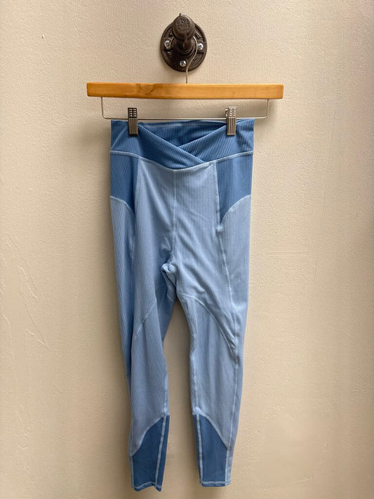 For Love & Lemons Light Blue Ribbed Legging NWT