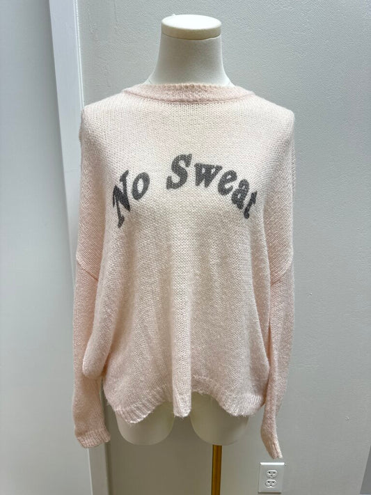 The Laundry Room Pink No Sweat Sweater