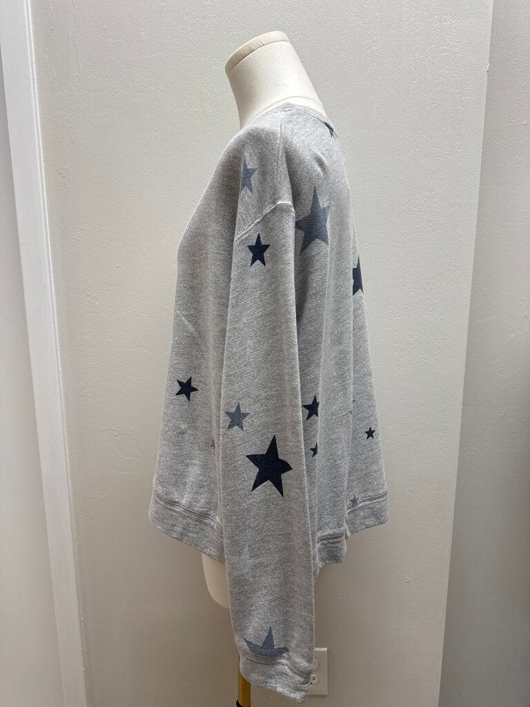 Sundry Grey Star Sweatshirt