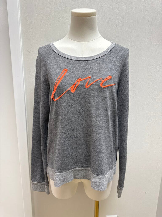 Sundry Grey Love Sweatshirt