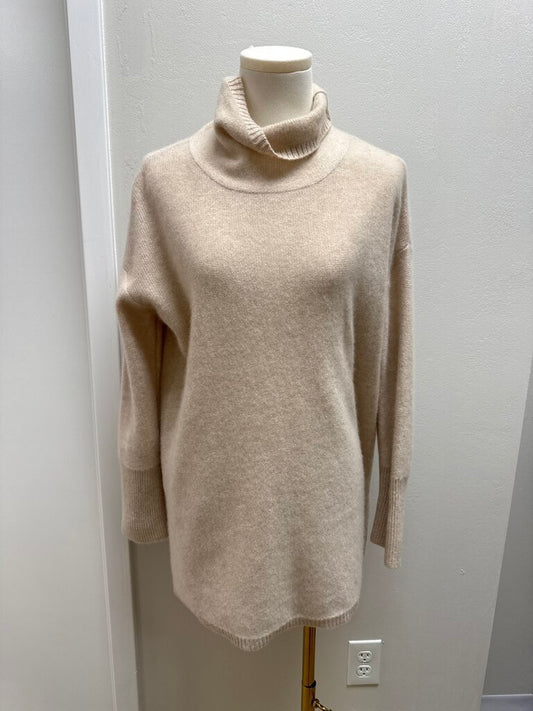 Magaschoni Tan Cashmere Turtleneck