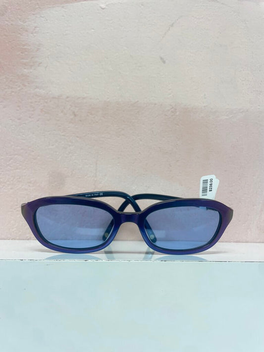 Chanel Vintage Iridescent Quilted CC Sunglasses '01