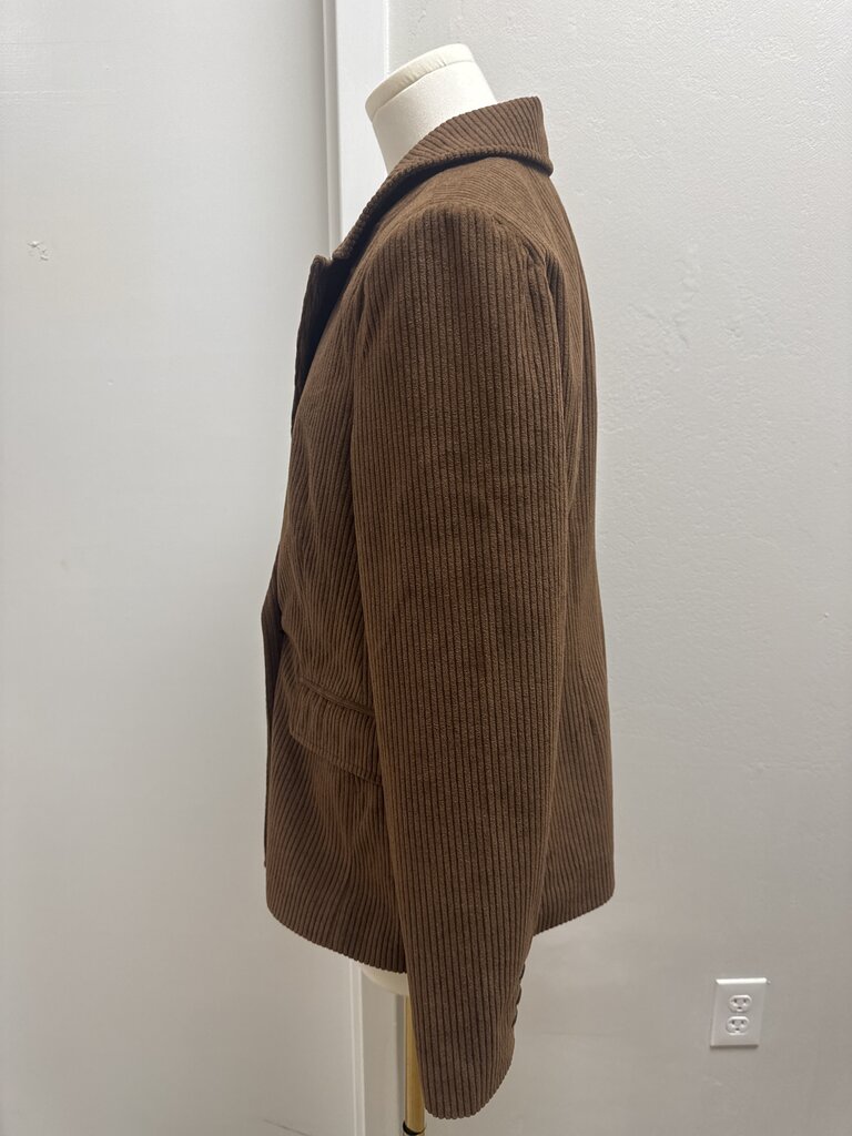 Evereve Brown Wide Wale Corduroy Blazer