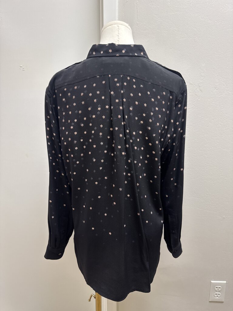 AllSaints Black Star Blouse