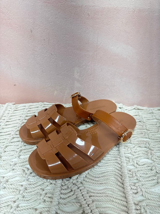 Tuckernuck Brown Jelly Sandal