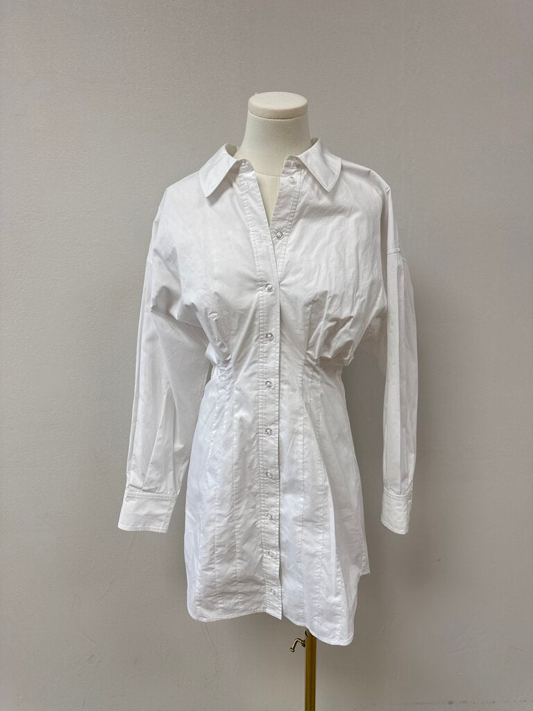 L'Academie White Shirt Dress