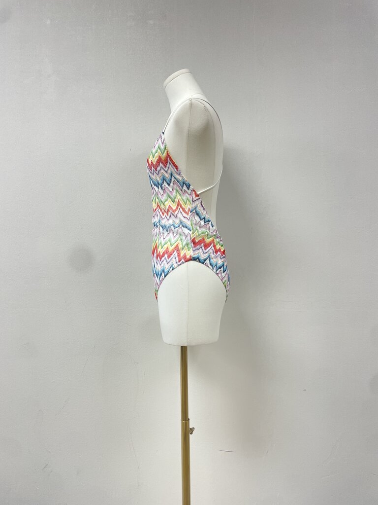 Missoni Rainbow Chevron Knit Bodysuit NWT