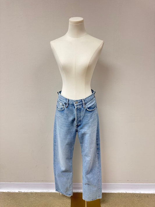 AGOLDE Light Blue Straight Leg Jean