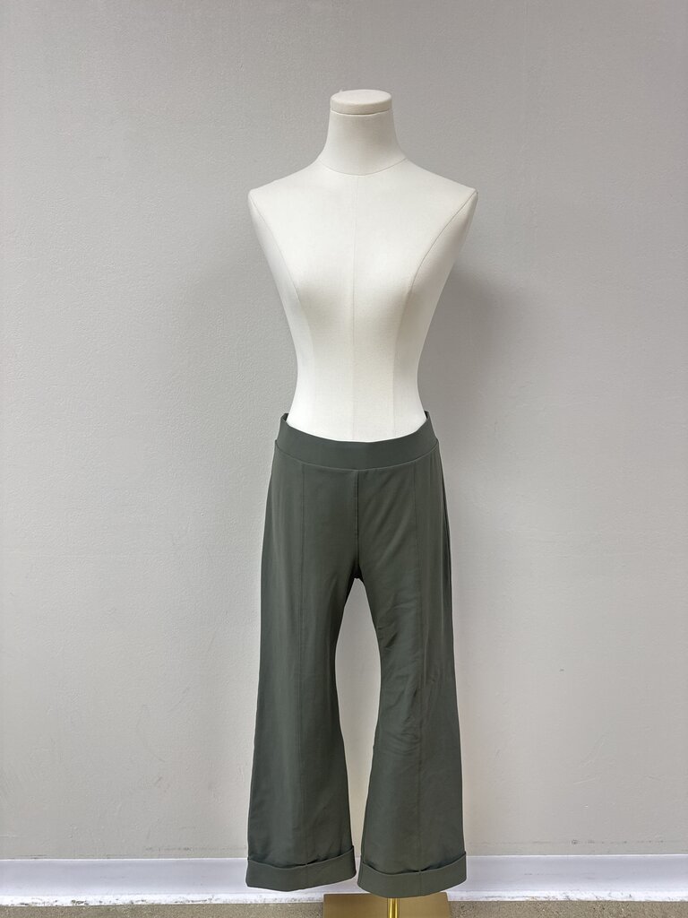 Elaine Kim Olive Stretch Trouser