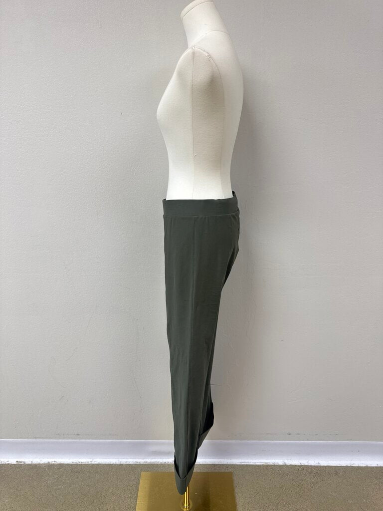 Elaine Kim Olive Stretch Trouser