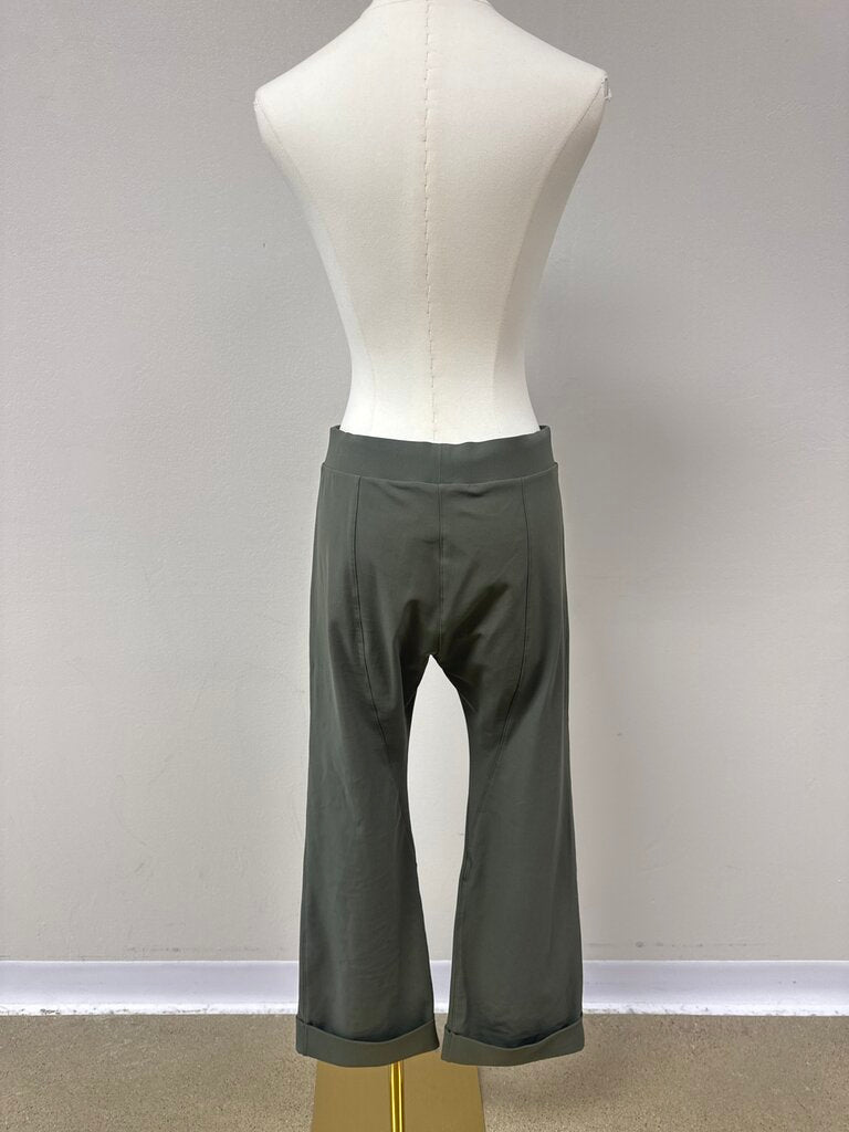 Elaine Kim Olive Stretch Trouser