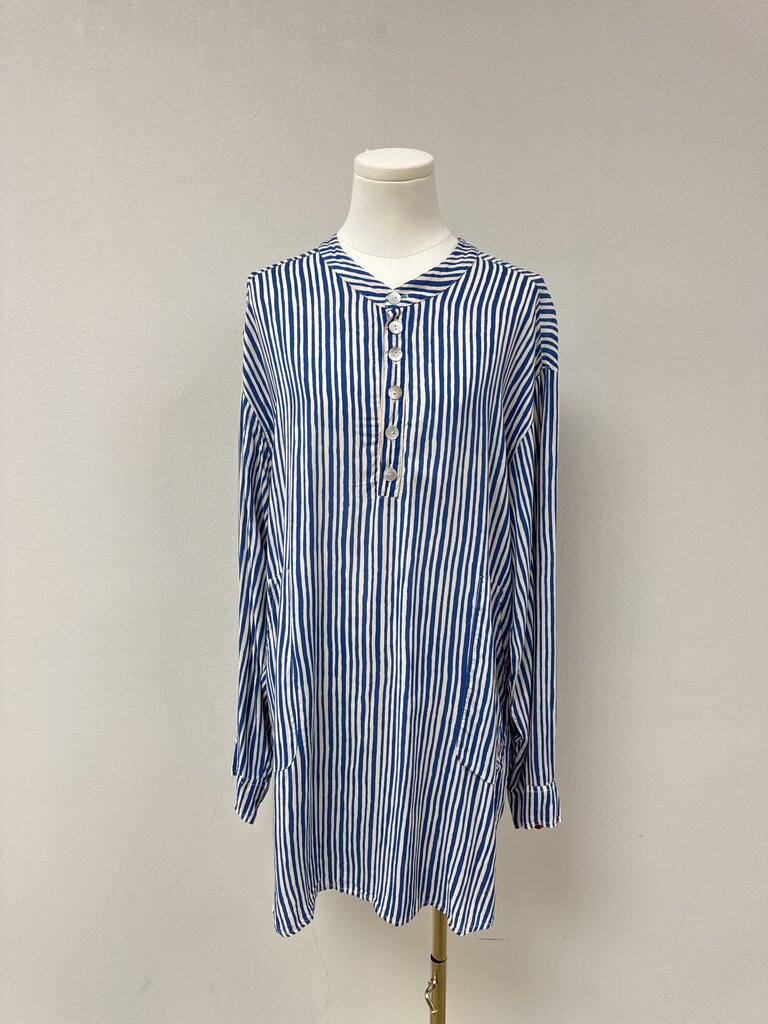 Natalie Martin Blue Striped Tunic