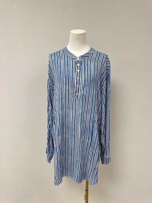 Natalie Martin Blue Striped Tunic