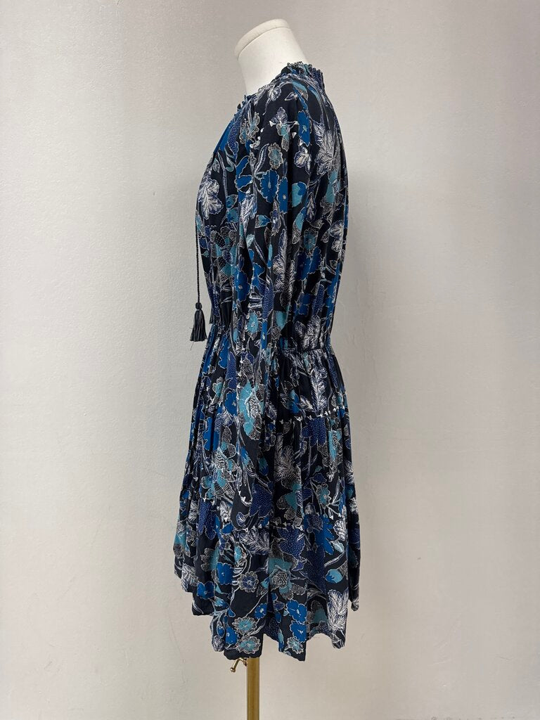 Ulla Johnson Blue Floral Mini Dress