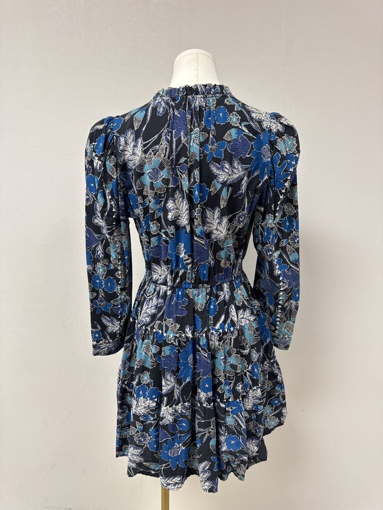 Ulla Johnson Blue Floral Mini Dress