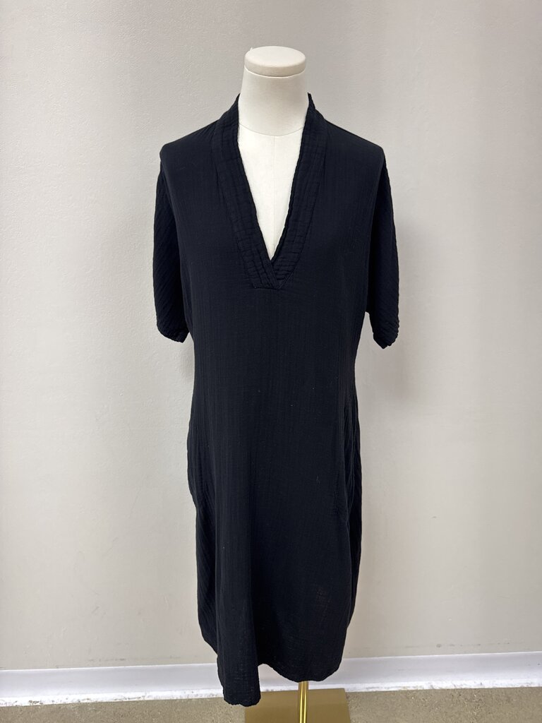 Velvet by Graham Spencer Black Gauze Dress
