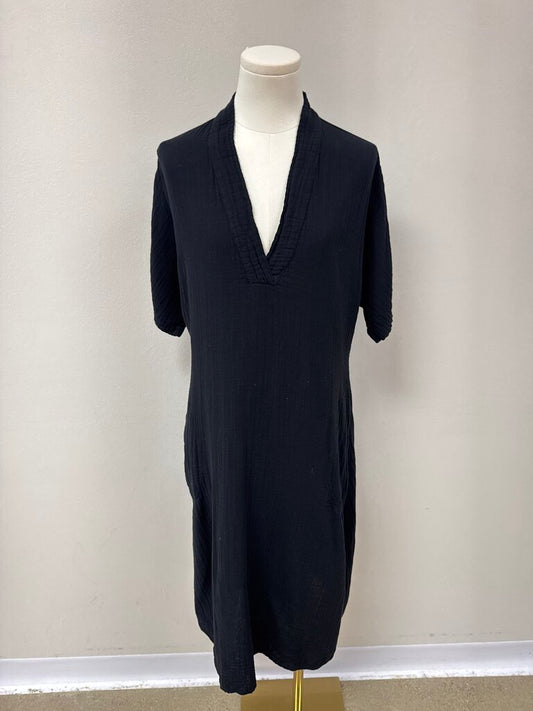 Velvet by Graham Spencer Black Gauze Dress