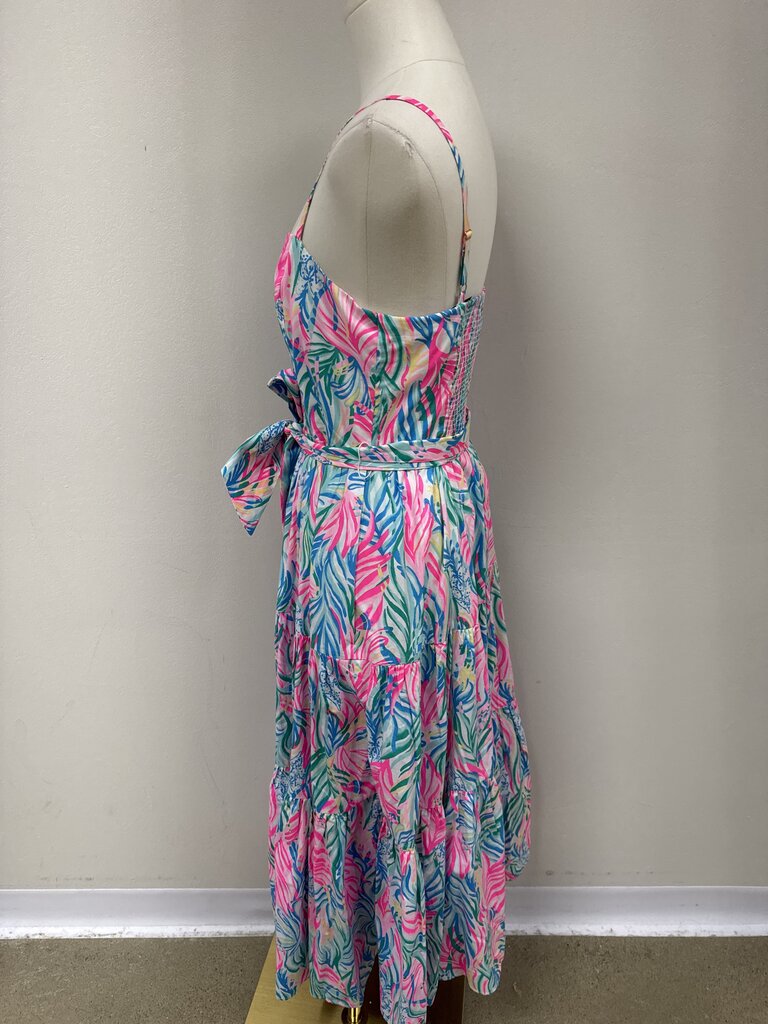 Lilly Pulitzer Blue Multi Maxi Dress NWT