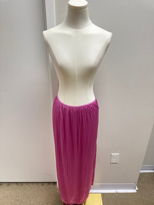 Vince Rose Pleated Maxi Skirt NWT