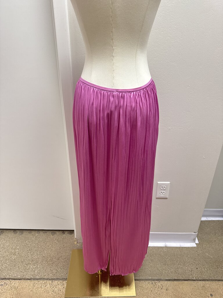Vince Rose Pleated Maxi Skirt NWT