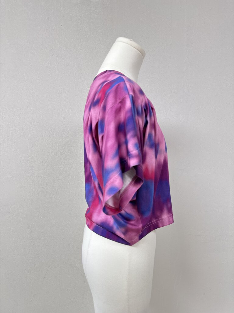 Isabel Marant Pink Tie Dye Cropped Top
